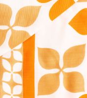 Foulard triangulaire ZWILLINGSHERZ à imprimé graphique et motif floral abstrait, Foulard tendance 30020-29 Beige/Orange/Blanc Foulard triangulaire ZWILLINGSHERZ à imprimé graphique et motif floral abstrait, Foulard tendance 30020-29 Beige/Orange/Blanc