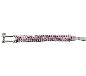 I-BRACE Paracord Bracelet, Survival Rope Braided Bracelet Made of Tear-Resistant Parachute Rosa I-BRACE Paracord Bracelet, Survival Rope Braided Bracelet Made of Tear-Resistant Parachute Rosa