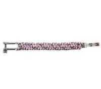 I-BRACE Paracord Bracelet, Survival Rope Braided Bracelet Made of Tear-Resistant Parachute Rosa I-BRACE Paracord Bracelet, Survival Rope Braided Bracelet Made of Tear-Resistant Parachute Rosa