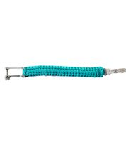 I-BRACE Paracord Bracelet - Survival Cord Bracelet Braided from Tear-Resistant 550 Parachute Cord, Turquoise I-BRACE Paracord Bracelet - Survival Cord Bracelet Braided from Tear-Resistant 550 Parachute Cord, Turquoise