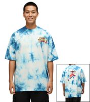 T-shirt homme RE:COVERED X CAPCOM, col rond en coton, imprimé Street Fighter, gris avec Blanka ou bleu avec Vega T-shirt homme RE:COVERED X CAPCOM, col rond en coton, imprimé Street Fighter, gris avec Blanka ou bleu avec Vega