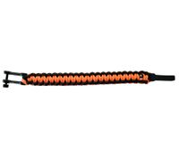 I-BRACE Paracord Bracelet, Survival Rope Braided from Tear-Resistant Parachute Cord, Black/Orange I-BRACE Paracord Bracelet, Survival Rope Braided from Tear-Resistant Parachute Cord, Black/Orange