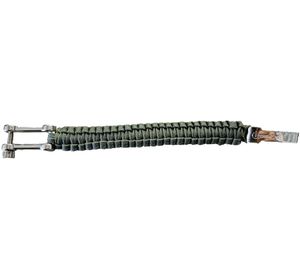 I-BRACE Paracord Bracelet, Survival Rope Braided from Tear-Resistant Parachute Cord, Green I-BRACE Paracord Bracelet, Survival Rope Braided from Tear-Resistant Parachute Cord, Green