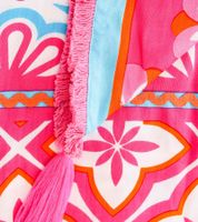 Sciarpa quadrata ZWILLINGSHERZ Flower Power con fiori retrò, sciarpa alla moda 3016Q-0609-88 Rosa/Turchese/Multicolore Sciarpa quadrata ZWILLINGSHERZ Flower Power con fiori retrò, sciarpa alla moda 3016Q-0609-88 Rosa/Turchese/Multicolore