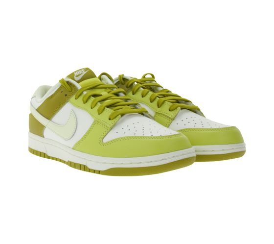 NIKE Dunk Low Retro Men's Sneakers with Foam Midsole, Genuine Leather, FZ4042 716, White/Brown/Yellow