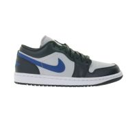 Sneaker Nike Air Jordan 1 Low da donna con sistema di ammortizzazione Air incapsulato, in vera pelle, DC0774 040 Blu scuro/Grigio Sneaker Nike Air Jordan 1 Low da donna con sistema di ammortizzazione Air incapsulato, in vera pelle, DC0774 040 Blu scuro/Grigio