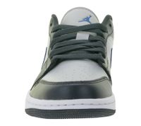 Sneaker Nike Air Jordan 1 Low da donna con sistema di ammortizzazione Air incapsulato, in vera pelle, DC0774 040 Blu scuro/Grigio Sneaker Nike Air Jordan 1 Low da donna con sistema di ammortizzazione Air incapsulato, in vera pelle, DC0774 040 Blu scuro/Grigio