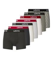 Lot de 7 boxers homme LEVI'S en coton avec ceinture colorée, dans un coffret cadeau 701225625 003 Noir/Blanc/Rouge/Gris Lot de 7 boxers homme LEVI'S en coton avec ceinture colorée, dans un coffret cadeau 701225625 003 Noir/Blanc/Rouge/Gris