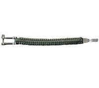 I-BRACE Paracord Bracelet - Survival cord bracelet made of tear-resistant parachute cord, model IB-1003, green I-BRACE Paracord Bracelet - Survival cord bracelet made of tear-resistant parachute cord, model IB-1003, green