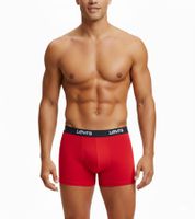Lot de 7 boxers homme LEVI'S en coton avec ceinture colorée, dans un coffret cadeau. 701225625 004 Bleu marine/Rouge/Blanc/Gris Lot de 7 boxers homme LEVI'S en coton avec ceinture colorée, dans un coffret cadeau. 701225625 004 Bleu marine/Rouge/Blanc/Gris