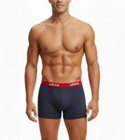 Lot de 7 boxers homme LEVI'S en coton avec ceinture colorée, dans un coffret cadeau. 701225625 004 Bleu marine/Rouge/Blanc/Gris Lot de 7 boxers homme LEVI'S en coton avec ceinture colorée, dans un coffret cadeau. 701225625 004 Bleu marine/Rouge/Blanc/Gris