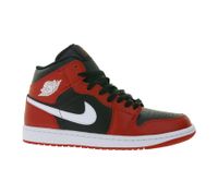 Zapatillas NIKE Air Jordan 1 Mid para hombre, de piel auténtica, con amortiguación Air, de caña media, de baloncesto, DQ8426 061, color rojo/negro Zapatillas NIKE Air Jordan 1 Mid para hombre, de piel auténtica, con amortiguación Air, de caña media, de baloncesto, DQ8426 061, color rojo/negro