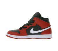 Zapatillas NIKE Air Jordan 1 Mid para hombre, de piel auténtica, con amortiguación Air, de caña media, de baloncesto, DQ8426 061, color rojo/negro Zapatillas NIKE Air Jordan 1 Mid para hombre, de piel auténtica, con amortiguación Air, de caña media, de baloncesto, DQ8426 061, color rojo/negro