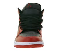 Zapatillas NIKE Air Jordan 1 Mid para hombre, de piel auténtica, con amortiguación Air, de caña media, de baloncesto, DQ8426 061, color rojo/negro Zapatillas NIKE Air Jordan 1 Mid para hombre, de piel auténtica, con amortiguación Air, de caña media, de baloncesto, DQ8426 061, color rojo/negro