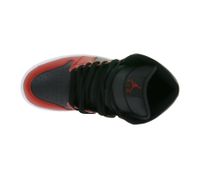 Zapatillas NIKE Air Jordan 1 Mid para hombre, de piel auténtica, con amortiguación Air, de caña media, de baloncesto, DQ8426 061, color rojo/negro Zapatillas NIKE Air Jordan 1 Mid para hombre, de piel auténtica, con amortiguación Air, de caña media, de baloncesto, DQ8426 061, color rojo/negro