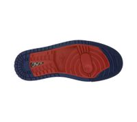 NIKE Air Jordan 1 Zoom Sneakers da uomo in vera pelle con ammortizzazione Zoom Air, scarpe da tutti i giorni, modello medio, DV1307 406 Blu/Grigio/Rosso NIKE Air Jordan 1 Zoom Sneakers da uomo in vera pelle con ammortizzazione Zoom Air, scarpe da tutti i giorni, modello medio, DV1307 406 Blu/Grigio/Rosso