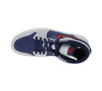NIKE Air Jordan 1 Zoom Sneakers da uomo in vera pelle con ammortizzazione Zoom Air, scarpe da tutti i giorni, modello medio, DV1307 406 Blu/Grigio/Rosso NIKE Air Jordan 1 Zoom Sneakers da uomo in vera pelle con ammortizzazione Zoom Air, scarpe da tutti i giorni, modello medio, DV1307 406 Blu/Grigio/Rosso