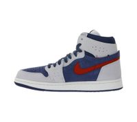 NIKE Air Jordan 1 Zoom Sneakers da uomo in vera pelle con ammortizzazione Zoom Air, scarpe da tutti i giorni, modello medio, DV1307 406 Blu/Grigio/Rosso NIKE Air Jordan 1 Zoom Sneakers da uomo in vera pelle con ammortizzazione Zoom Air, scarpe da tutti i giorni, modello medio, DV1307 406 Blu/Grigio/Rosso