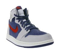 NIKE Air Jordan 1 Zoom Sneakers da uomo in vera pelle con ammortizzazione Zoom Air, scarpe da tutti i giorni, modello medio, DV1307 406 Blu/Grigio/Rosso NIKE Air Jordan 1 Zoom Sneakers da uomo in vera pelle con ammortizzazione Zoom Air, scarpe da tutti i giorni, modello medio, DV1307 406 Blu/Grigio/Rosso