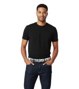 RAMONES Gürtel Herren Gürtel im Zeitungsdruck Echtleder BT106126RAM3 Weiß RAMONES Gürtel Herren Gürtel im Zeitungsdruck Echtleder BT106126RAM3 Weiß