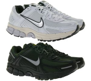 NIKE Zoom Vomero 5 Sneaker Mesh sneakers with genuine leather overlays HV2527-001 for men in black or FN6742-002 for women in grey