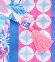 ZWILLINGSHERZ Hawaiian Flower Square Scarf with Flowers and Ornaments, Fashion Scarf 3016Q-2907-84 Blue/Pink/Multicolored ZWILLINGSHERZ Hawaiian Flower Square Scarf with Flowers and Ornaments, Fashion Scarf 3016Q-2907-84 Blue/Pink/Multicolored
