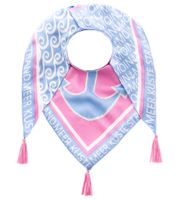 ZWILLINGSHERZ Rhinestone Anchor Triangular Scarf in a Maritime Design and Statement Print Fashion Scarf 3014D-0204-18 Light Blue/Pink/White ZWILLINGSHERZ Rhinestone Anchor Triangular Scarf in a Maritime Design and Statement Print Fashion Scarf 3014D-0204-18 Light Blue/Pink/White