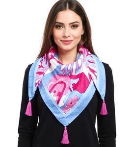 ZWILLINGSHERZ Big Flower Dreiecks-Tuch mit farbenfrohem großen Blumen-Print Mode-Tuch 3014D-0107-89 Blau/Pink/Bunt ZWILLINGSHERZ Big Flower Dreiecks-Tuch mit farbenfrohem großen Blumen-Print Mode-Tuch 3014D-0107-89 Blau/Pink/Bunt