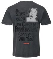 RE:COVERED X HAMMER Horror Herren T-Shirt Curse of Frankenstein Baumwoll-Shirt mit großem Rückenprint Rundhals-Shirt RCSTC1 in Weiß oder Schwarz RE:COVERED X HAMMER Horror Herren T-Shirt Curse of Frankenstein Baumwoll-Shirt mit großem Rückenprint Rundhals-Shirt RCSTC1 in Weiß oder Schwarz