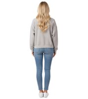 ZEGY Women's Crew Neck Cotton Sweater Casual Sweater 1076 in Gray or Light Gray ZEGY Women's Crew Neck Cotton Sweater Casual Sweater 1076 in Gray or Light Gray