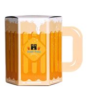 9 paia di calzini in cotone Happy Socks in confezione regalo "Polar Edition" con orsi polari, pinguini e balene in blu/blu navy/nero o "Sausage & Beer" con salsiccia, birra e righe in blu/blu navy/rosso