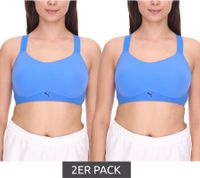 2er Sparpack PUMA Active Bra Damen Sport-BH mit High-Support-Funktion Trainings-Bustier 935282 02 Blau 2er Sparpack PUMA Active Bra Damen Sport-BH mit High-Support-Funktion Trainings-Bustier 935282 02 Blau