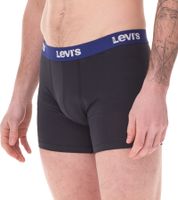 7-pack of LEVI'S men's cotton boxer shorts with colorful waistbands, in a gift box, 701225625 00, in black/blue/multi-colored 7-pack of LEVI'S men's cotton boxer shorts with colorful waistbands, in a gift box, 701225625 00, in black/blue/multi-colored