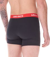 7-pack of LEVI'S men's cotton boxer shorts with colorful waistbands, in a gift box, 701225625 00, in black/blue/multi-colored 7-pack of LEVI'S men's cotton boxer shorts with colorful waistbands, in a gift box, 701225625 00, in black/blue/multi-colored