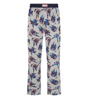RE:COVERED X MARVEL Men's Lounge Pants with Captain America or Marvel Characters PCMARV50 Blue/Red or Gray RE:COVERED X MARVEL Men's Lounge Pants with Captain America or Marvel Characters PCMARV50 Blue/Red or Gray