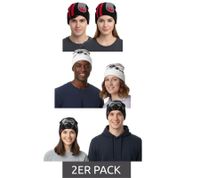 Pack de 2 gorros de Star Wars para hombre o mujer. Gorro de punto talla única. Artículo para fans. Gorro de invierno en blanco o negro. Pack de 2 gorros de Star Wars para hombre o mujer. Gorro de punto talla única. Artículo para fans. Gorro de invierno en blanco o negro.