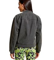 Pack de 2: Chaqueta bomber de mezcla de lana con bolsillos de parche para mujer, chaqueta de transición 952374 gris Pack de 2: Chaqueta bomber de mezcla de lana con bolsillos de parche para mujer, chaqueta de transición 952374 gris