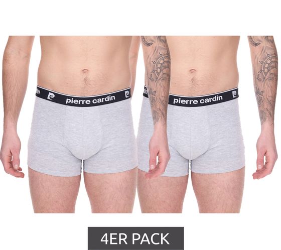 4er Pack Pierre Cardin Herren Baumwoll-Boxershorts Unterwäsche R808 6500 Grau
