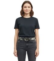 AC/DC Gürtel von einer australische Rockband Leder-Gürtel verstellbarer Freizeit-Gürtel Schwarz