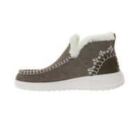 HEY DUDE Denny Faux - Stivaletti slip-on da donna con fodera in montone sintetico e plantare estraibile 40208-267, marrone HEY DUDE Denny Faux - Stivaletti slip-on da donna con fodera in montone sintetico e plantare estraibile 40208-267, marrone