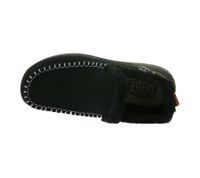 HEY DUDE Denny Faux - Stivaletti slip-on da donna con fodera in similpelle di agnello e plantare estraibile 40208-001, neri HEY DUDE Denny Faux - Stivaletti slip-on da donna con fodera in similpelle di agnello e plantare estraibile 40208-001, neri