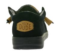 HEY DUDE Wally Corduroy Damen Schlupf-Schuhe im Mokassin-Style mit Wechselfußbett und Echtleder 40163-001 Schwarz HEY DUDE Wally Corduroy Damen Schlupf-Schuhe im Mokassin-Style mit Wechselfußbett und Echtleder 40163-001 Schwarz