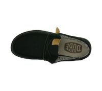 HEY DUDE Wally Corduroy Damen Schlupf-Schuhe im Mokassin-Style mit Wechselfußbett und Echtleder 40163-001 Schwarz HEY DUDE Wally Corduroy Damen Schlupf-Schuhe im Mokassin-Style mit Wechselfußbett und Echtleder 40163-001 Schwarz