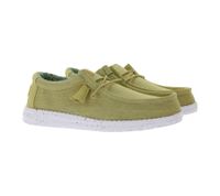HEY DUDE Wally Washed Canvas Damen Schlupf-Schuhe im Mokassin-Style mit Wechselfußbett 40296-267 Sand-Beige HEY DUDE Wally Washed Canvas Damen Schlupf-Schuhe im Mokassin-Style mit Wechselfußbett 40296-267 Sand-Beige