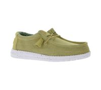 HEY DUDE Wally Washed Canvas Damen Schlupf-Schuhe im Mokassin-Style mit Wechselfußbett 40296-267 Sand-Beige HEY DUDE Wally Washed Canvas Damen Schlupf-Schuhe im Mokassin-Style mit Wechselfußbett 40296-267 Sand-Beige