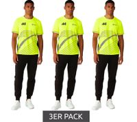 Lot de 3 t-shirts Mercedes-Benz AMG Petronas F1 pour homme, maillot manches courtes Lewis Hamilton 701227120 001 Jaune fluo Lot de 3 t-shirts Mercedes-Benz AMG Petronas F1 pour homme, maillot manches courtes Lewis Hamilton 701227120 001 Jaune fluo
