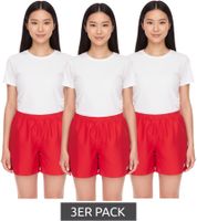 Lot de 3 shorts d'entraînement Outfitter OCEAN FABRICS pour femme, pantalons de sport durables, pack économique Tahi Match OUT-W-1032-OTW Rouge Lot de 3 shorts d'entraînement Outfitter OCEAN FABRICS pour femme, pantalons de sport durables, pack économique Tahi Match OUT-W-1032-OTW Rouge