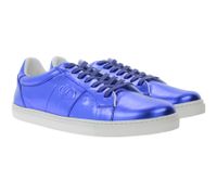 PHINOMEN Herren Sneaker Handarbeit Made in Portugal mit auffallendem Glanzeffekt Echtleder-Schuhe Blau PHINOMEN Herren Sneaker Handarbeit Made in Portugal mit auffallendem Glanzeffekt Echtleder-Schuhe Blau