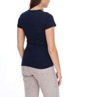 5er Sparpack WORXWEAR Damen T-Shirt modisches Rundhals-Shirt mit 180gsm Kurzarm-Shirt Navy