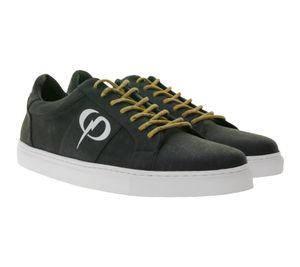 PHINOMEN Cork Unisex Sneaker Handarbeit Made in Portugal aus Kork gefertigt Freizeit-Schuhe Schwarz
